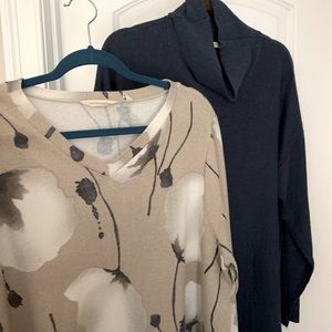 Set of two Soft Surroundings Tunic Sweaters